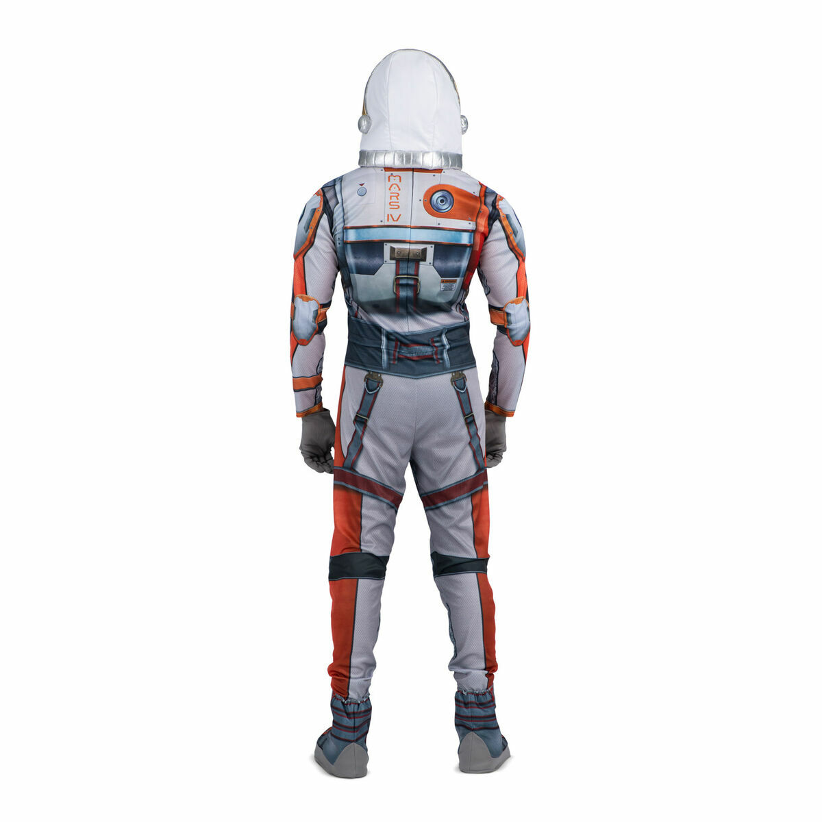 Costume per Adulti My Other Me Argentato Astronauta (4 Pezzi)